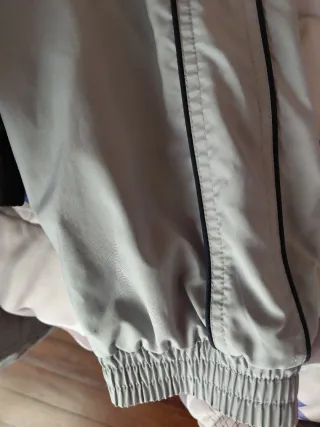 Chaqueta Adidas Gris y Azul Marino