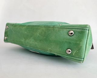 Bolso verde Bimba y Lola de piel