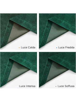 Tende oscuranti Joydeco in velluto verde