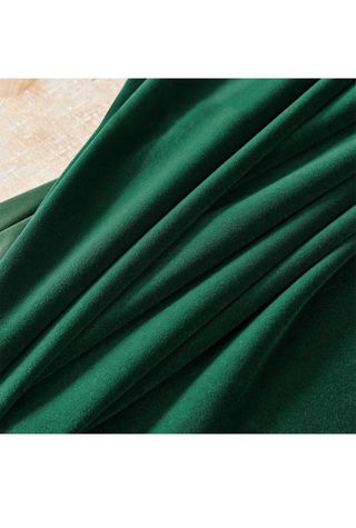 Tende oscuranti Joydeco in velluto verde