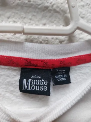 Sudadera Minnie Mouse Blanca