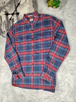 Camicia Levi's Vintage a Quadri Rosso Blu uomo