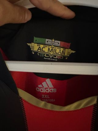 Camiseta AC Milan Adidas Talla 2xl