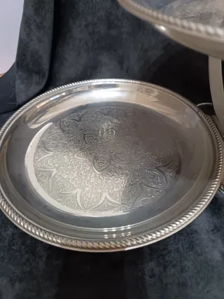 Alzatina Alessi vintage metallo