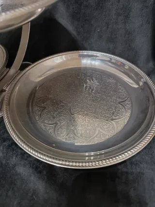 Alzatina Alessi vintage metallo