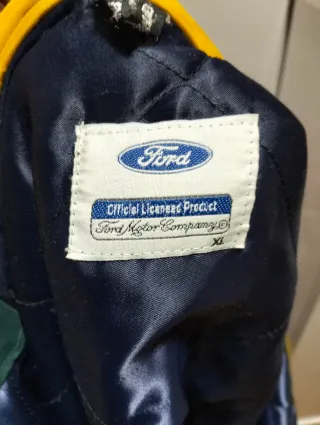 Chaqueta Ford Talla XL Verde y Amarillo