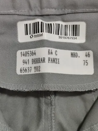 Pantalón de trabajo Peugeot Citroën Gris