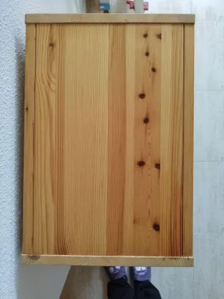 Mueble madera 3 Cestas