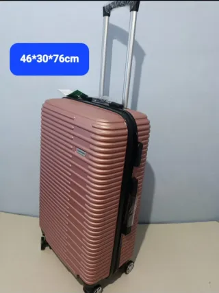 Maleta Rígida Rosa 46x30x76cm