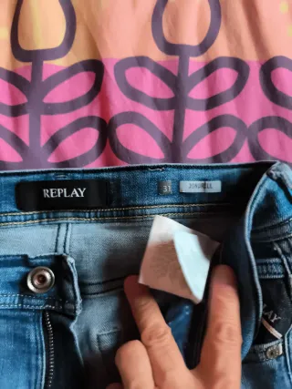 Pantalones Replay Tejanos Hombre Talla 40