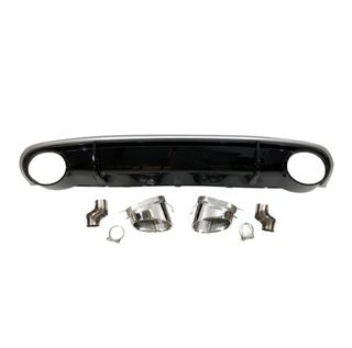 Difusor Trasero Audi A4 / A4 Avant B8 08-12 Look R
