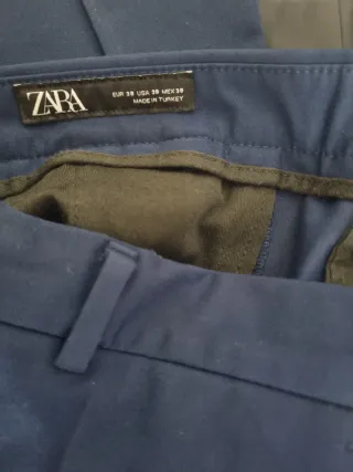 Traje Zara Azul