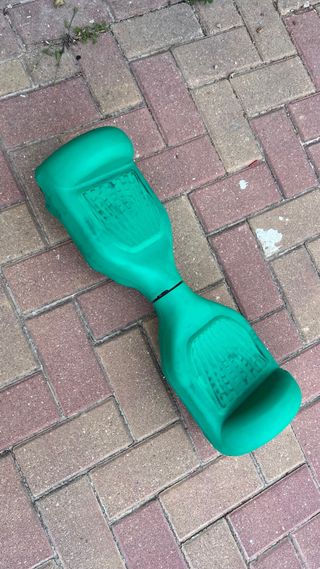 Hoverboard Negro con Funda Verde