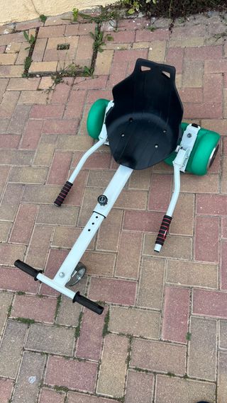 Hoverboard Negro con Funda Verde