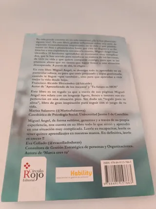 Libro que da 15 lecciones de vida