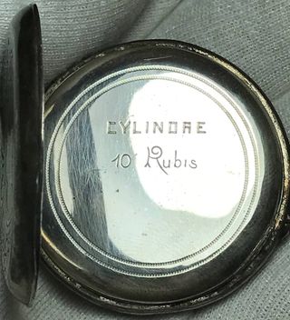 Reloj Plata Circa Suiza Cuerda s.XX + Regalo