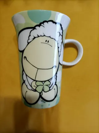 Taza Jumbo Nici Oveja Trébol