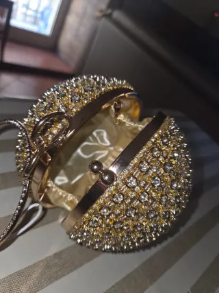 Borsa cerimonia Jessica oro