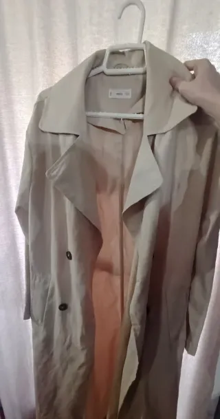 Gabardina Beige Mango