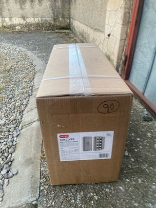 Armario Escobero Plástico Gris Nuevo