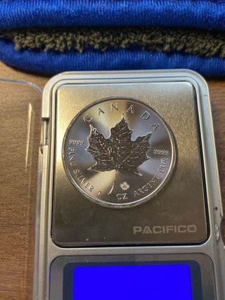 Maple Leaf 1 oz Plata Pura .9999