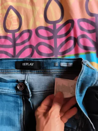 Pantalones Replay Hombre Talla 40