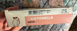 Camiseta Cotonella Blanca Tirantes