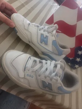 New Balance 550 Bianco Azzurro