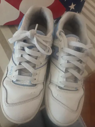 New Balance 550 Bianco Azzurro