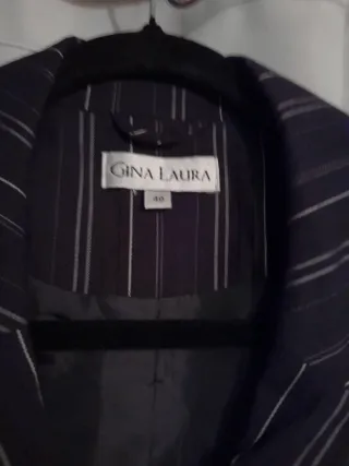 Chaqueta americana Gina Laura rayas talla M