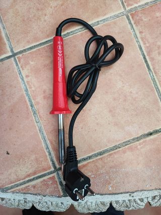 Soldador estaño 30W punta redonda