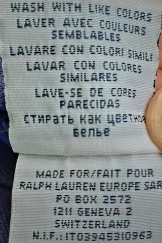 Polo Ralph Lauren Taglia M Blu
