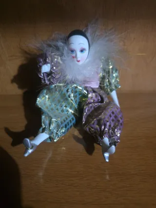 Mini arlequín de cerámica