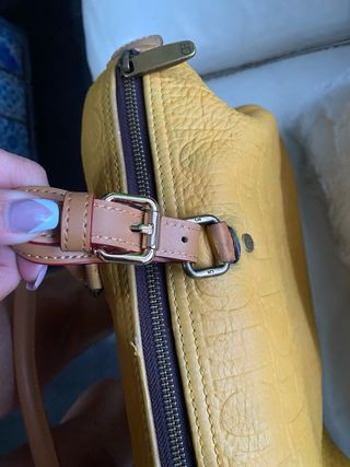 Bolso Andy Boston CH Cuero Mostaza