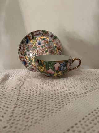 Conjunto de 12 chávenas de porcelana chinesa