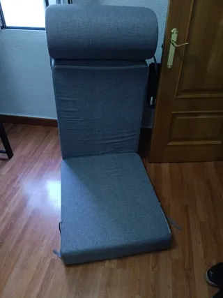 Puff Cama Individual Gris