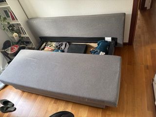Sofá cama con almacenaje ÄLVDALEN Hago entrega