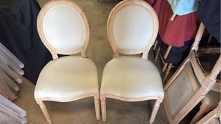 Sillas de comedor estilo Luis XVI (2 unidades)