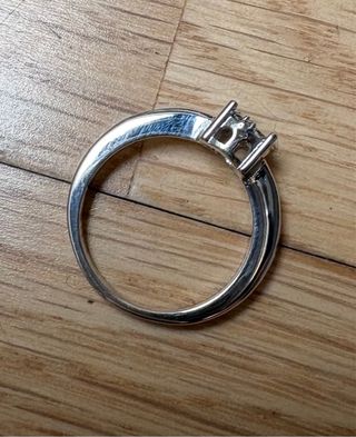 Anillo Oro Blanco 18k Diamantes diseño joyeria