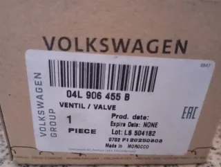 Válvula reguladora pressão óleo original