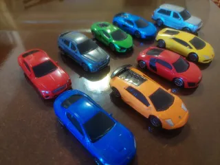 Lote 9 Coches Juguete