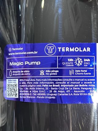 Garrafa Térmica Termolar Magic Pump 1.8L - Nova