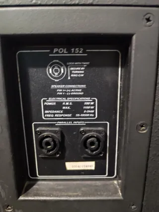 Altavoces Pasivos pol 152
