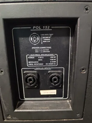 Altavoces Pasivos pol 152