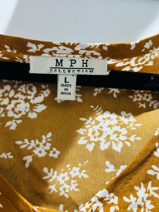 VESTIDO VERANO FLORES - TALLA L