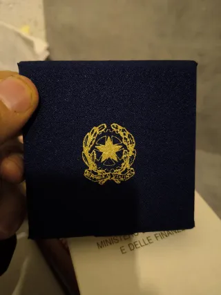 Moneta 10 Euro Argento 2003 Presidenza Italiana