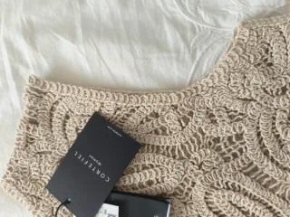 Top Cortefiel Crochet Arena Talla S