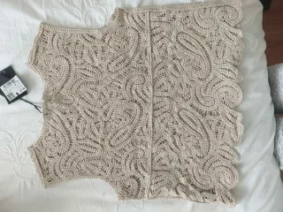 Top Cortefiel Crochet Arena Talla S