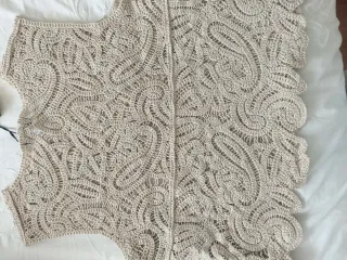 Top Cortefiel Crochet Arena Talla S