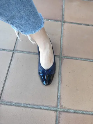 Zapatos Hispanitas Talla 38 Azul Marino